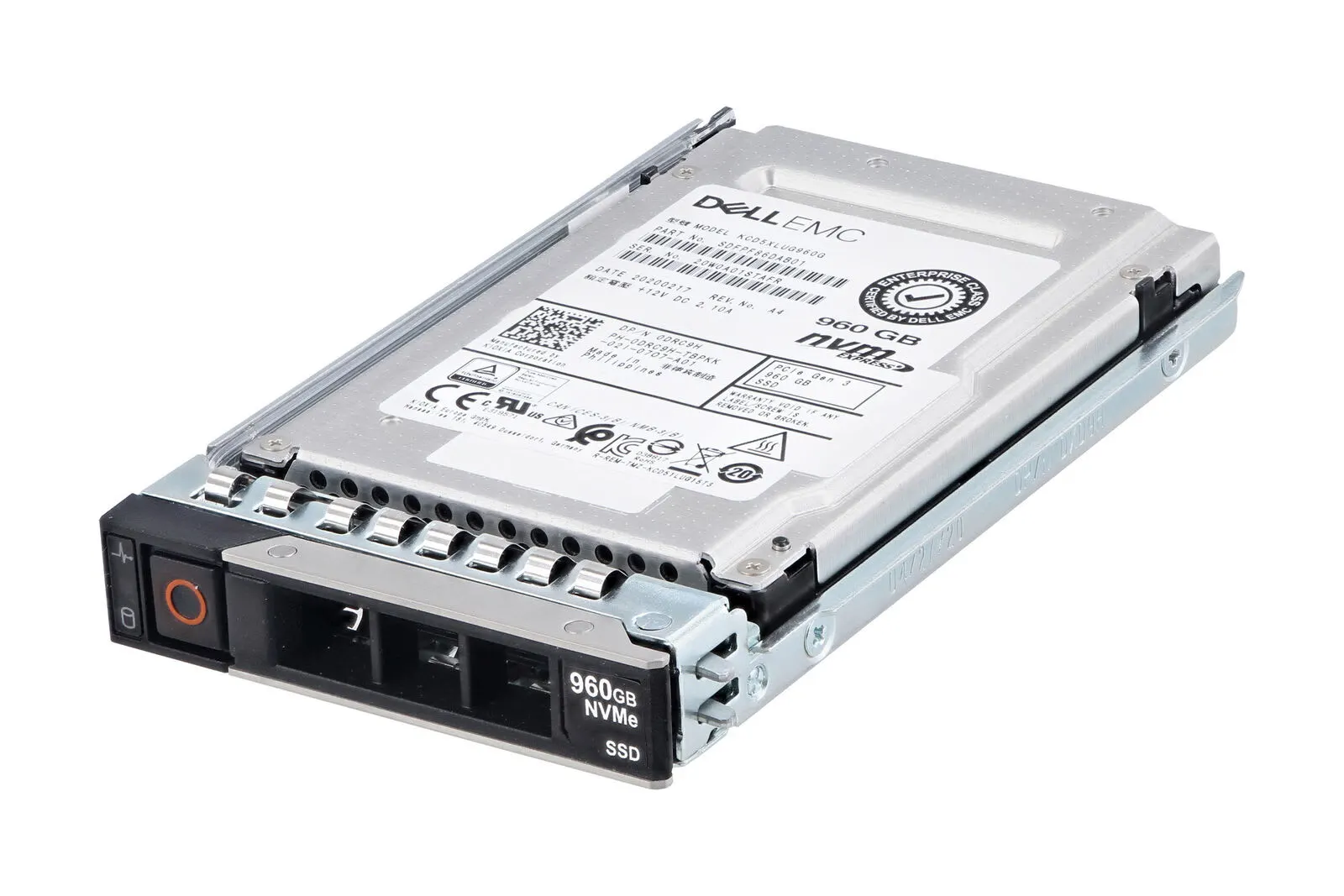 Dell EMC 0WR2FG NEW 960GB U.2 NVMe PCle SFF
