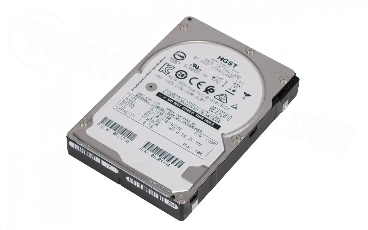 HGST 1,8TB SAS 10K 12Gbps 2,5" SFF