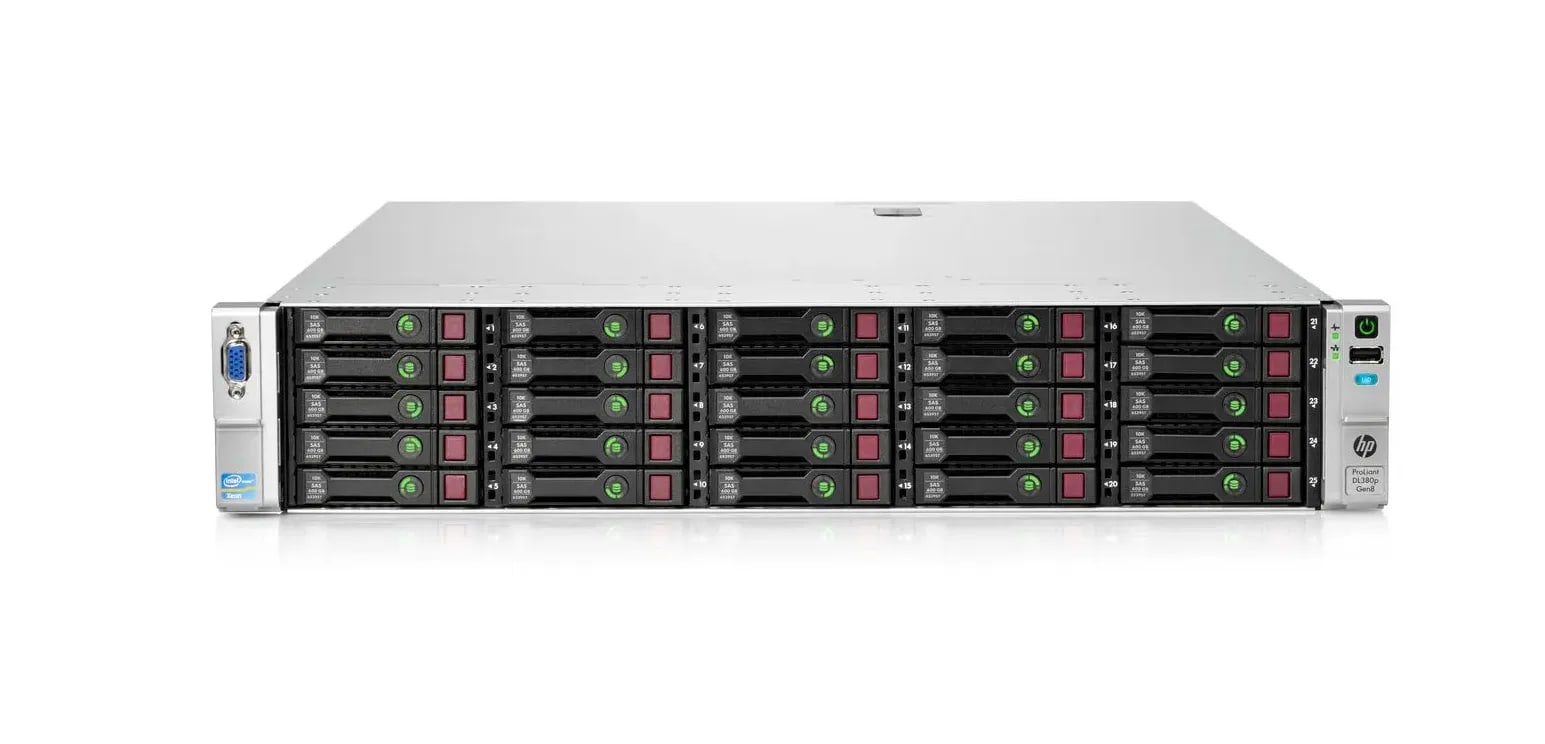 HP ProLiant DL380E G8 12x LFF | 2x E5-2450Lv1 | 32GB 1333MHz DDR3